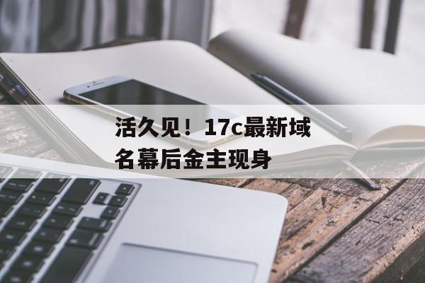 活久见！17c最新域名幕后金主现身